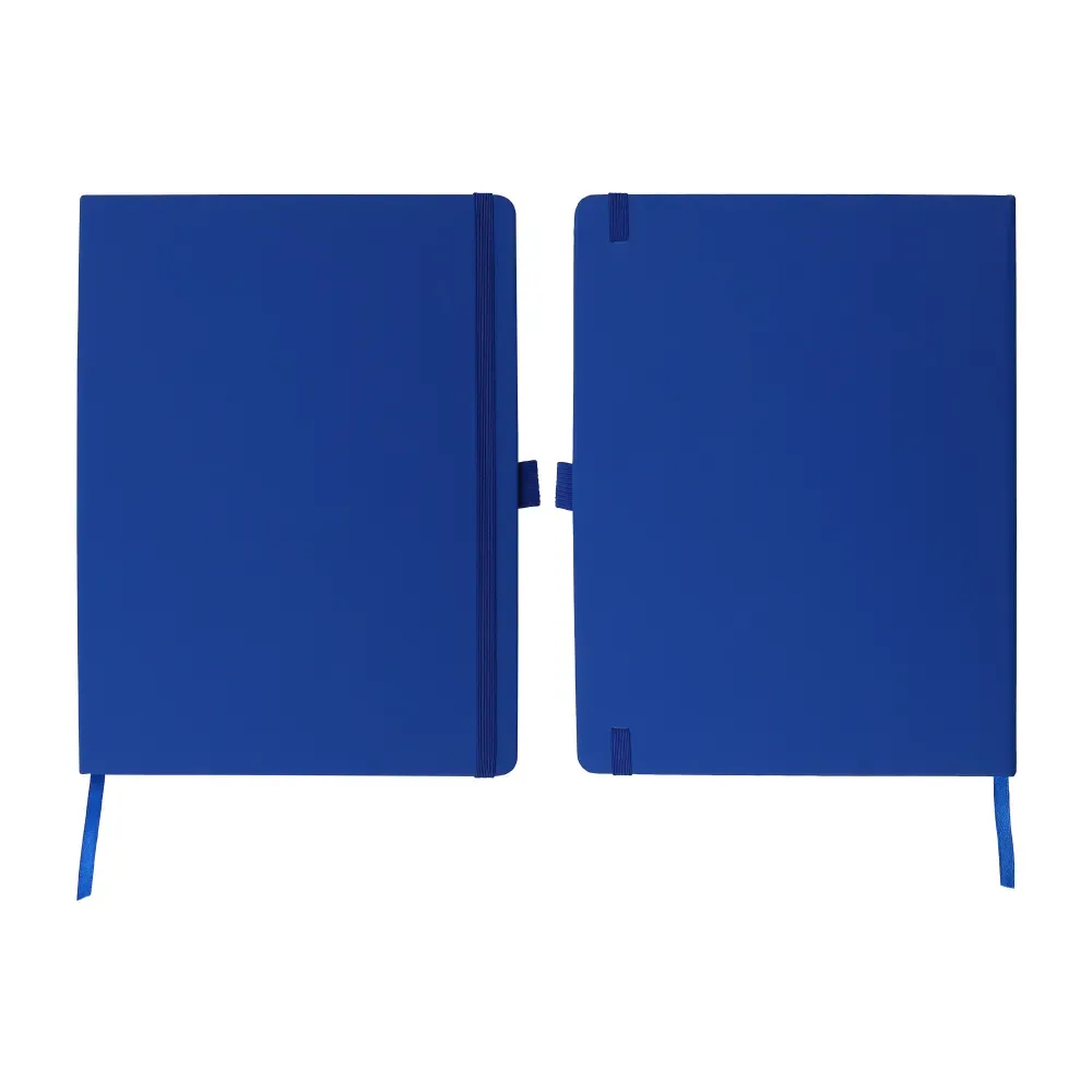PU Notebooks B5 Size with Pen Loop, Ribbon Bookmark and Elastic Band
