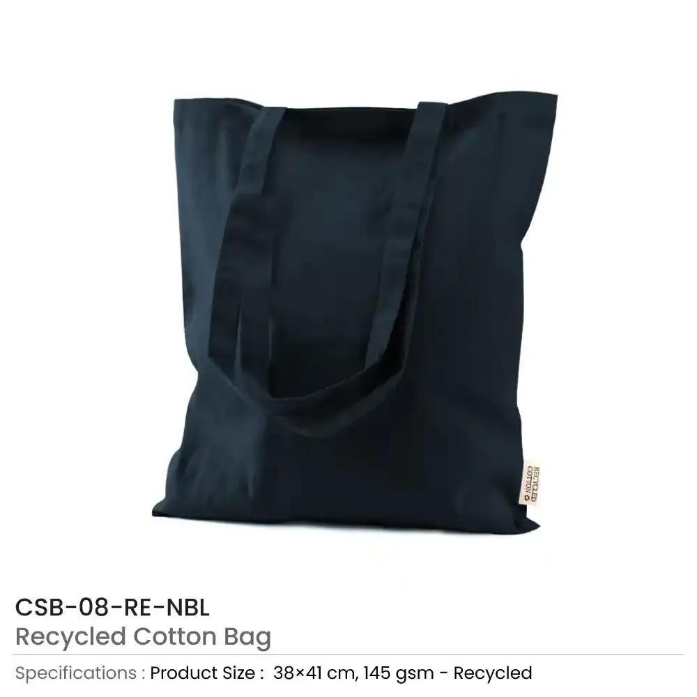 Recycled Cotton Bags, Durable Long Strap