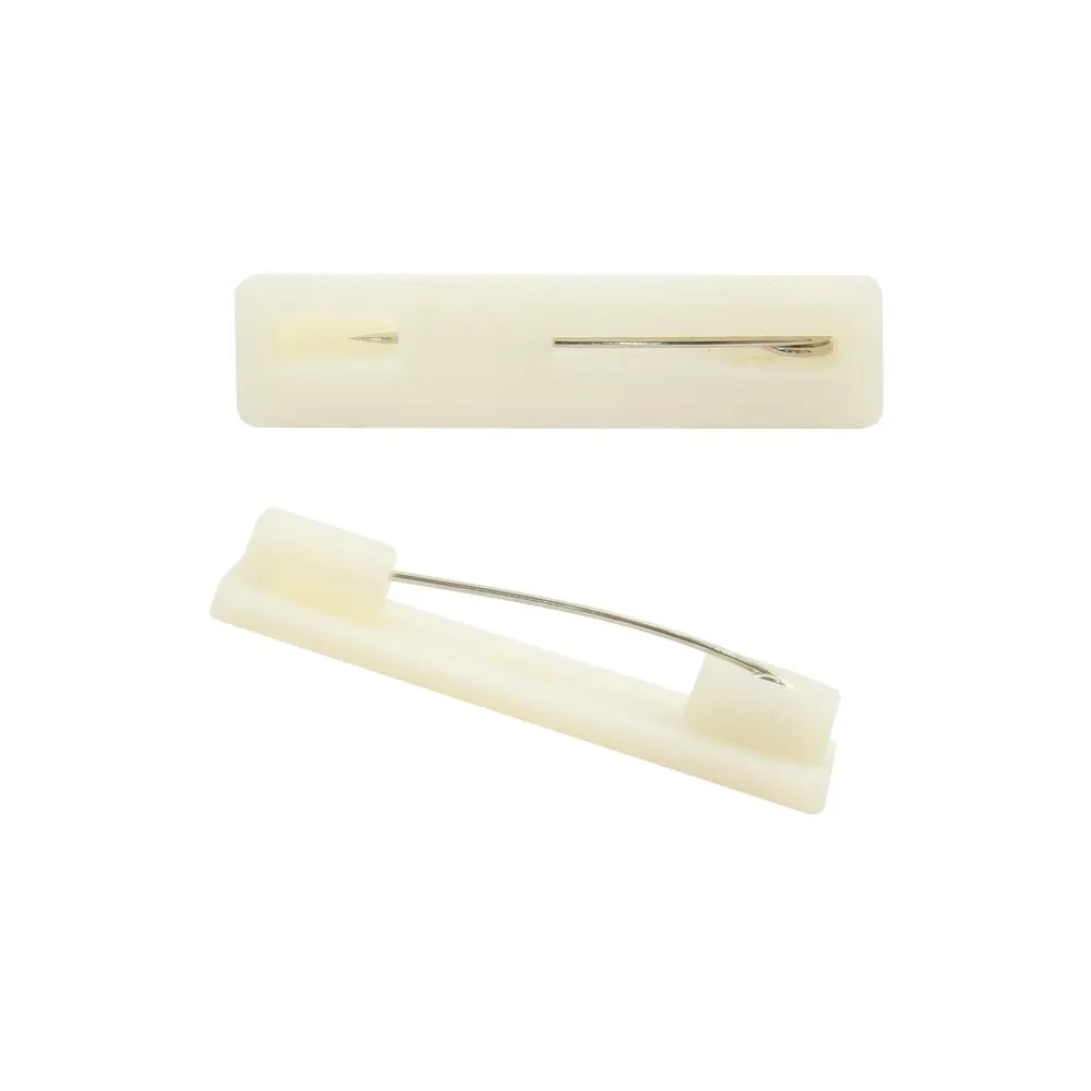 Safety Pin Bar without Adhesive for ID Badges