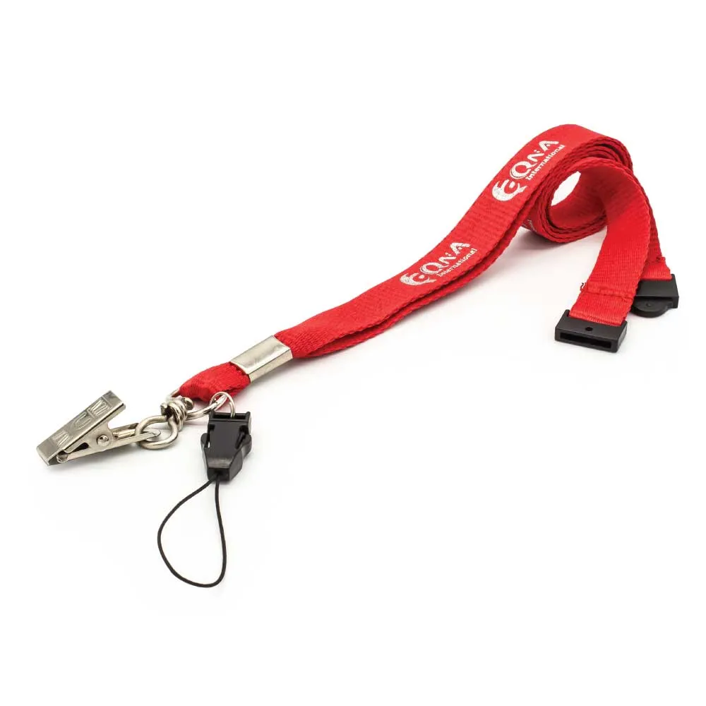 Lanyards with Crocodile Hook, Mobile Holders & Safety Lock