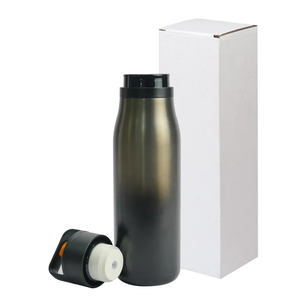 Double Wall SS Bottles with Push Button Opening – 500 ml