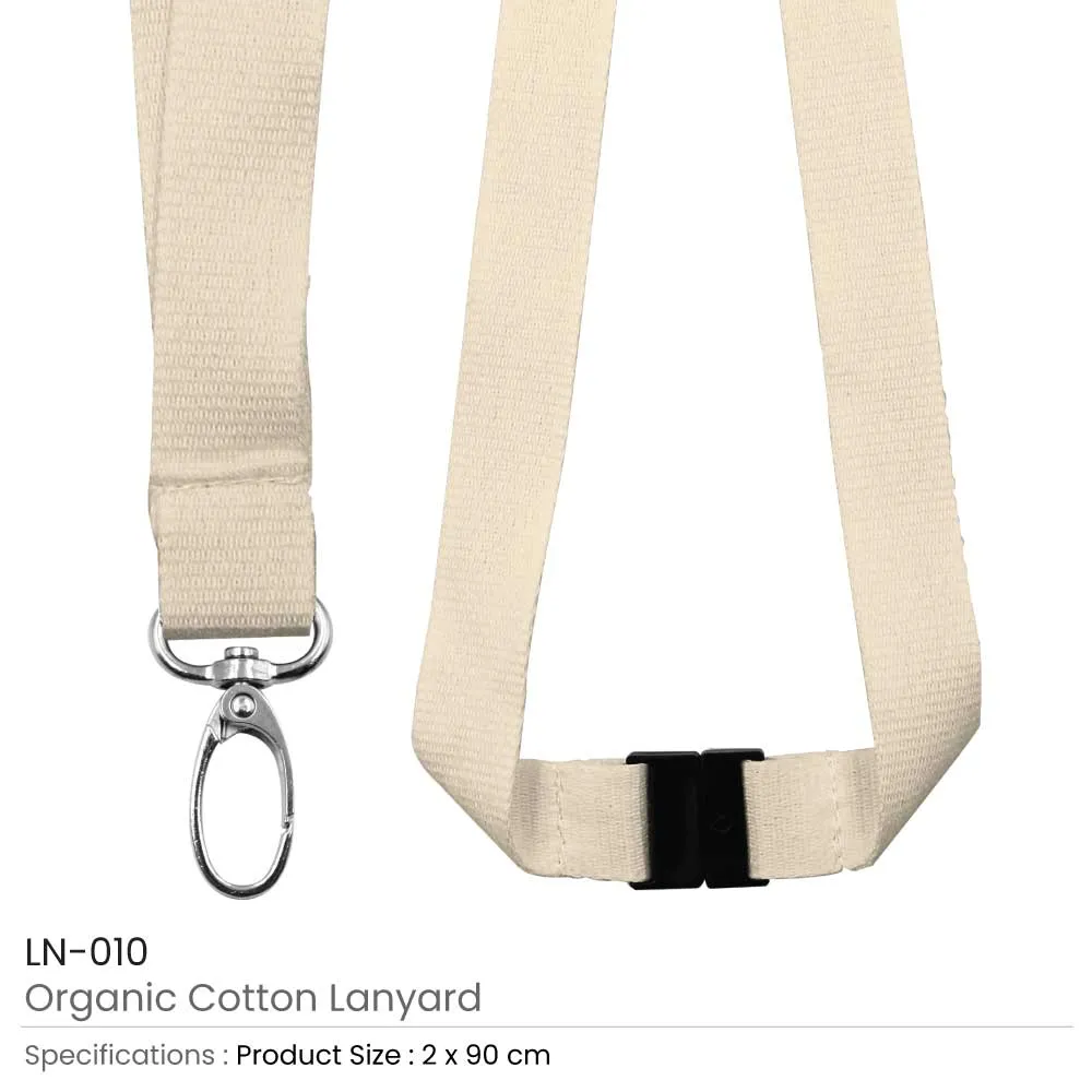Organic Cotton Lanyards