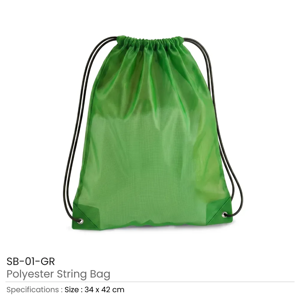 Promotional Drawstring Bags in High-Quality Polyester Material
