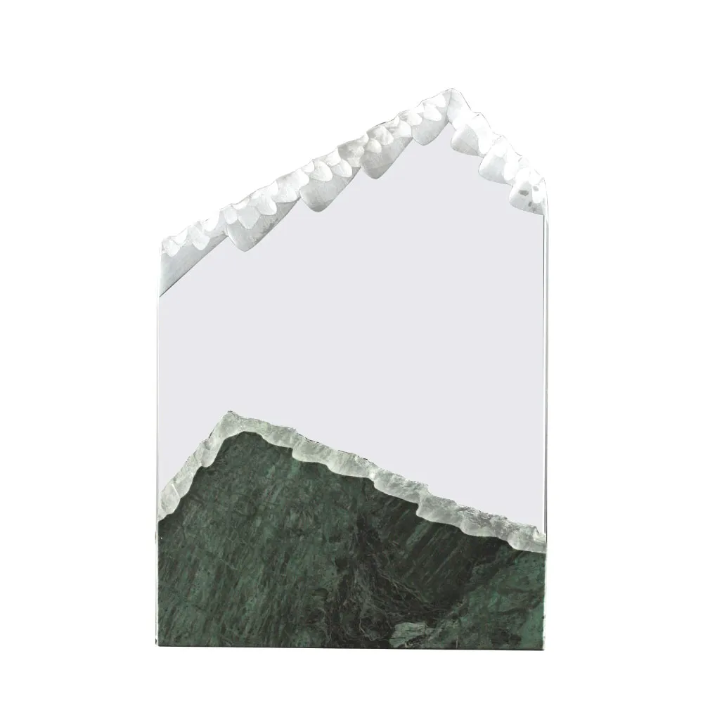 Mountain Shape Crystal & Marble Award