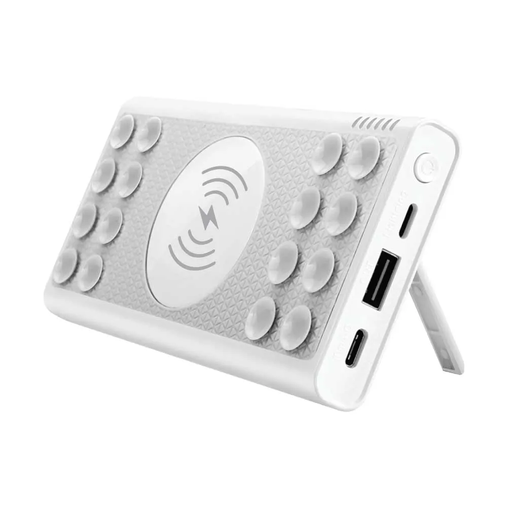 Wireless Power Bank 10000 mAh with Suction Cups