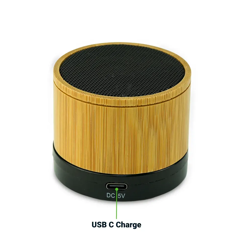 Bamboo Bluetooth Speakers V4.2