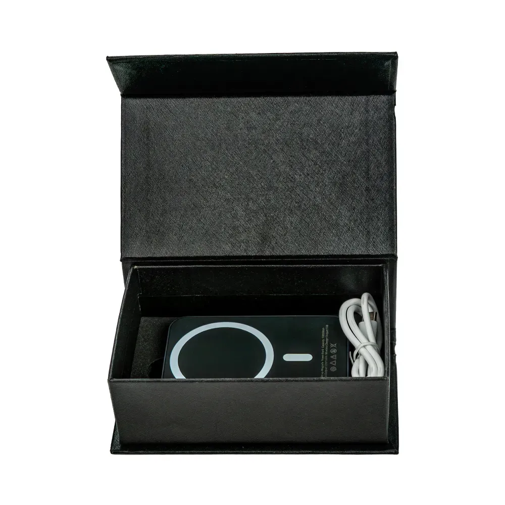 MagSafe Wireless Powerbank with Light-Up Logo, 15W Fast Charging, 10K mAh