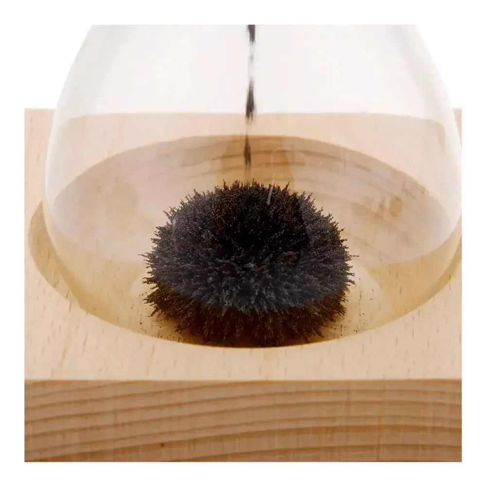 Magnetic Sand Timer with Wooden Base - 2 Minutes