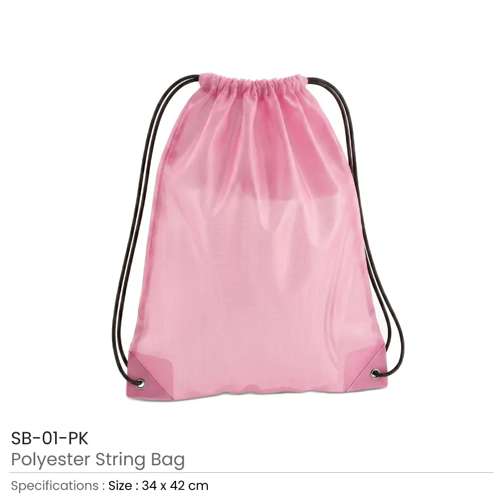 Promotional Drawstring Bags in High-Quality Polyester Material