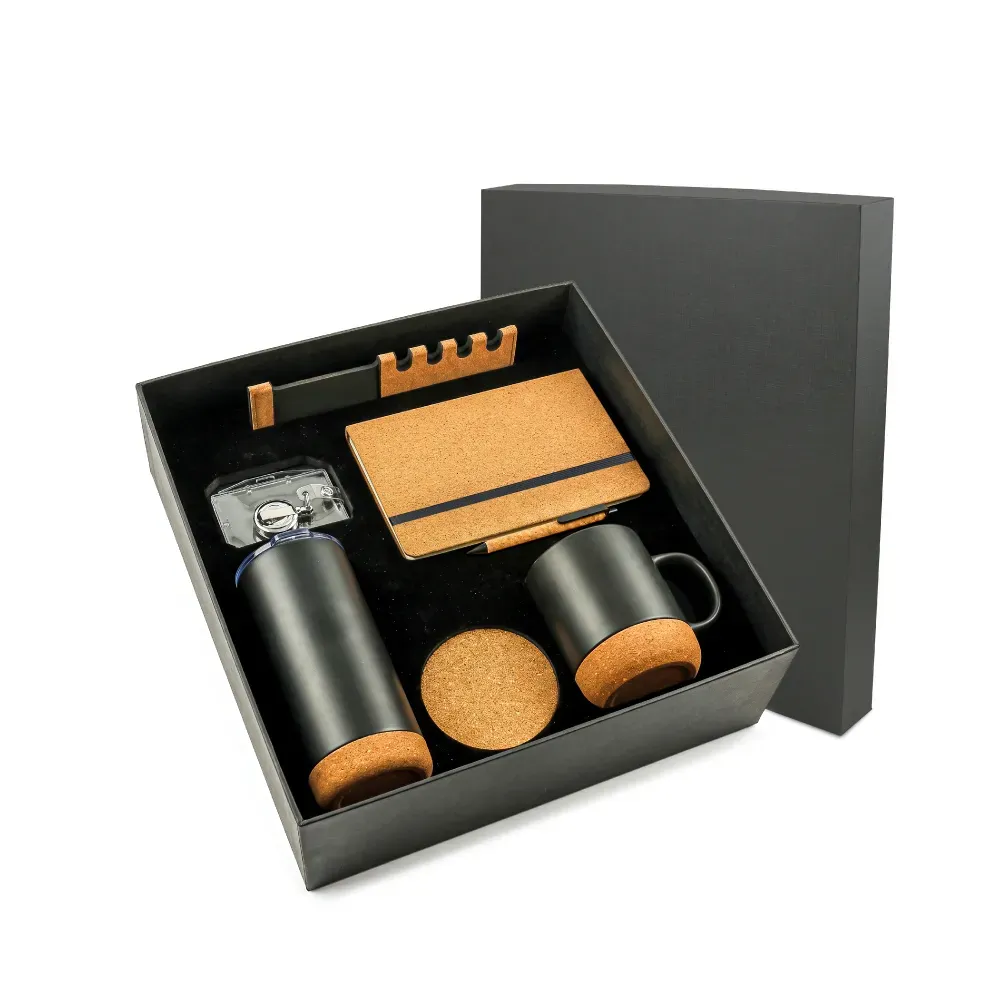 Promotional Gift Sets with Black Cardboard Gift Box
