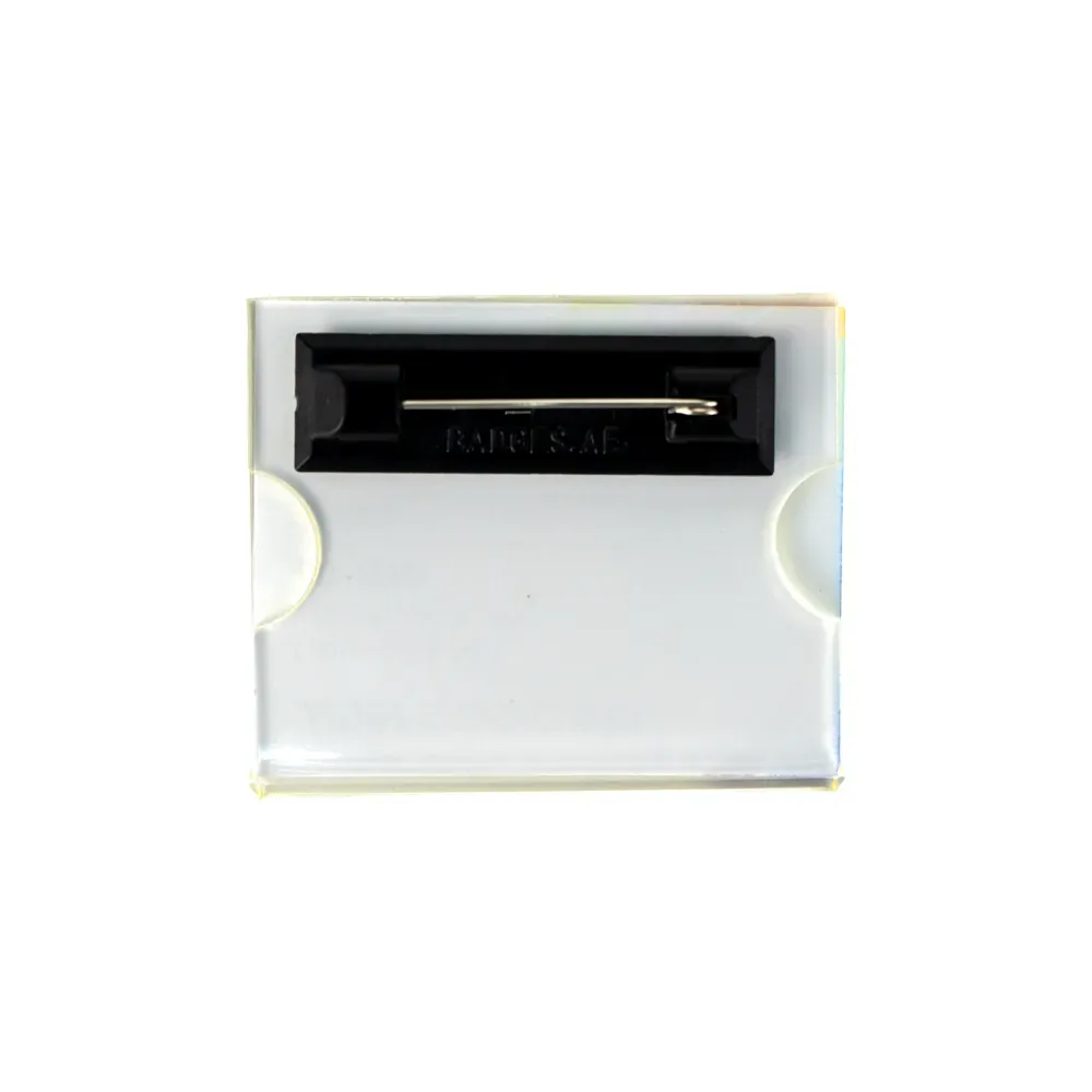 Reusable Acrylic Name Badges with Attachment