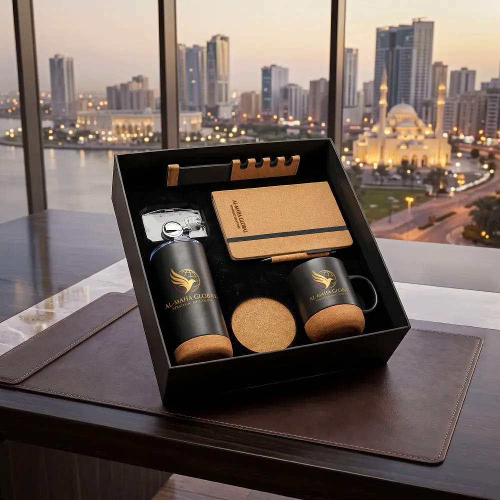 Promotional Gift Sets with Black Cardboard Gift Box