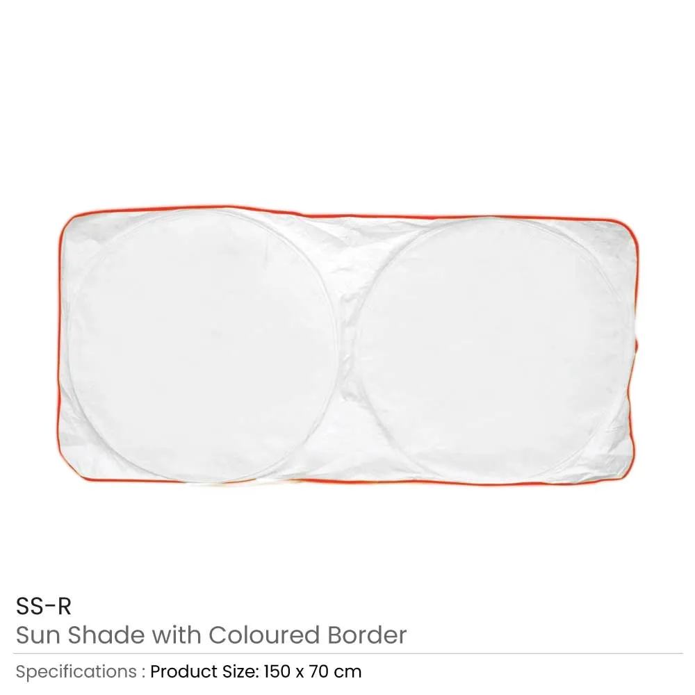 Sunshades for Cars in White Tyvek Material