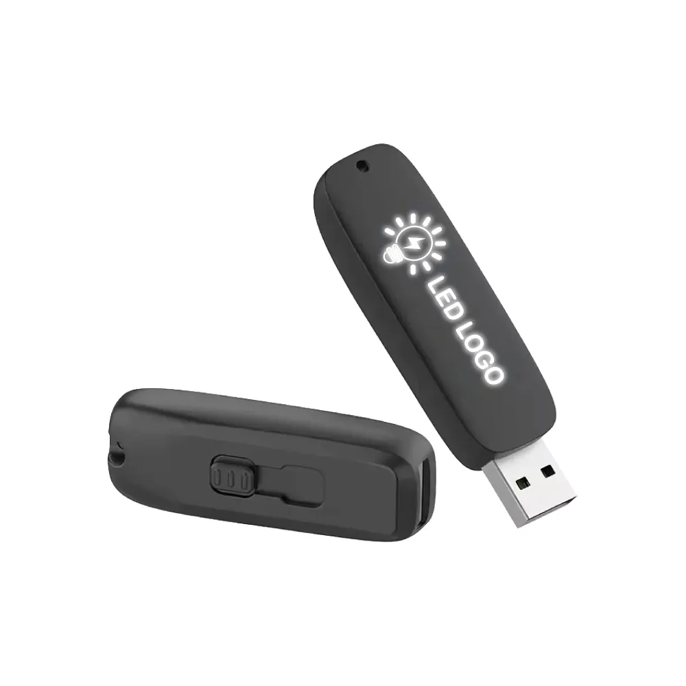 Light-Up LED Logo USB with Slide Button 64GB V. 3.0