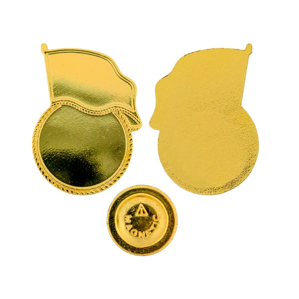 Flag Design Metal Badges with Magnet Attachment