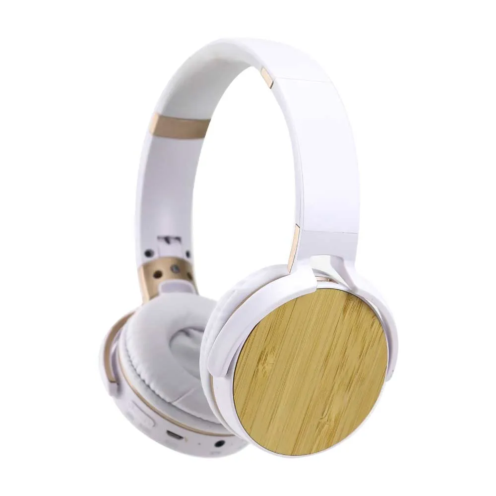 Bluetooth Headphone with Bamboo Touch