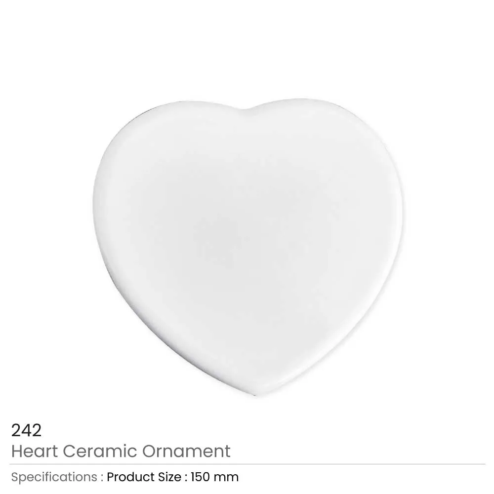 Heart Shaped Decorative Ceramics