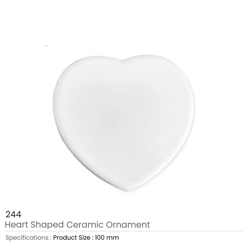 Heart Shaped Decorative Ceramics